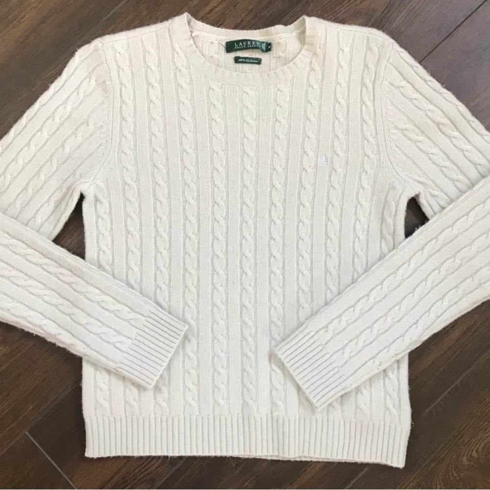 Polo by Ralph Lauren Women M- Cashmere 100 %